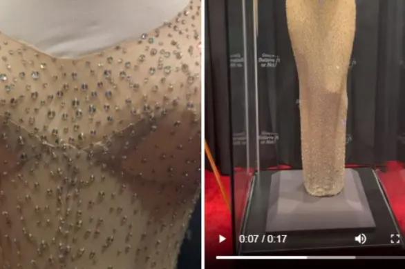 Zniszczenia na sukni Marilyn Monroe dużo większe niż sądzono. Film pokazuje prawdę