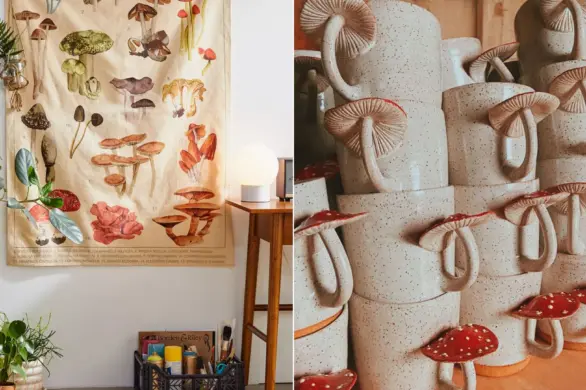 Mushroom decor: estetyka, która zdominuje 2023 rok. Tworzy przytulny i magiczny klimat