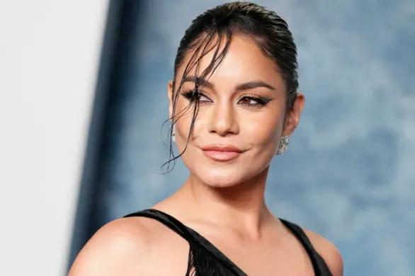 Oscary 2023: minimalistyczny czarno-biały manicure Vanessy Hudgens