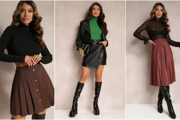 Jesienne spódniczki w doskonałej cenie