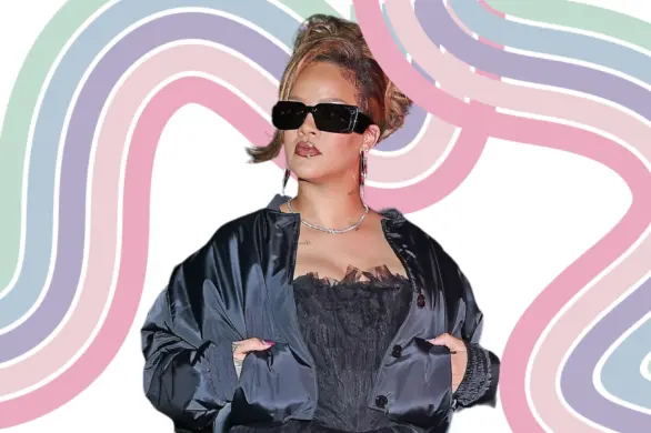 Rihanna w pantaboots i teksturowanej stylizacji
