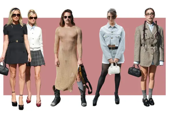 Streetwearowe stylizacje przed pokazem kolekcji Miu Miu wiosna/lato 2024
