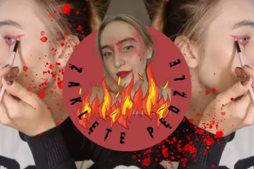 ZAKLĘTE PĘDZLE: Prosty makijaż na Halloween