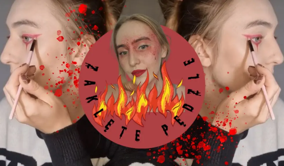 ZAKLĘTE PĘDZLE: Prosty makijaż na Halloween