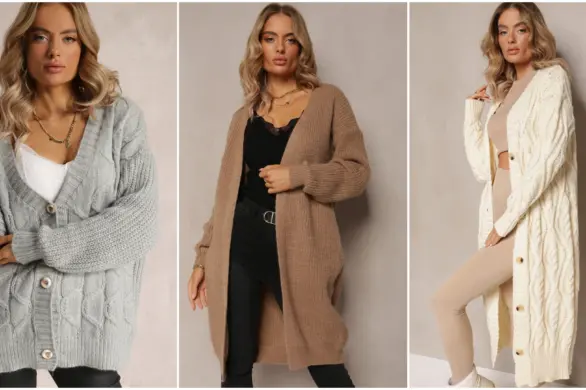 Stylowe kardigany na styczeń. Idealne do dżinsów i sukienek