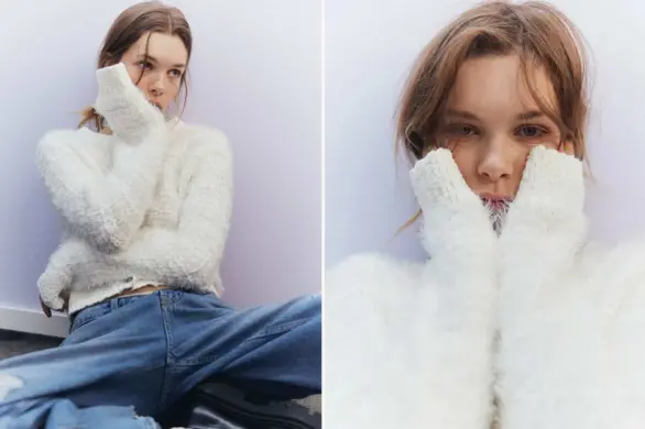 Klientki oszalały na punkcie puszystego kardiganu bouclé z H&M. Wyprzedaje się błyskawicznie