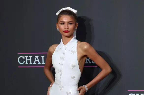 Zendaya w spektakularnej białej sukience na premierze Challengers