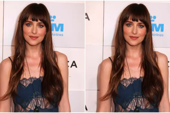 Dakota Johnson w bieliźnianej sukience zachwyca na Tribeca Film Festival