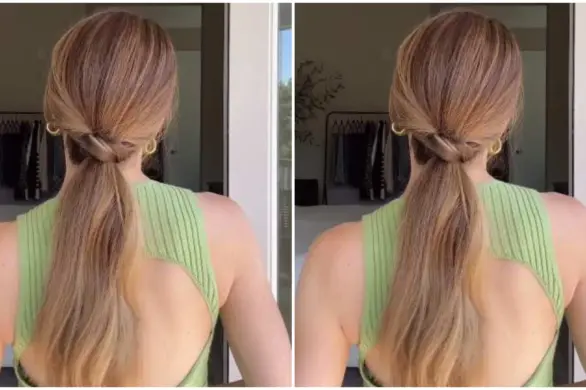 Supełkowy kucyk to szykowna fryzura na wakacje. Zrobisz ją w 3 minuty