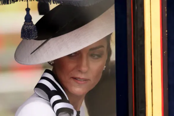 Księżna Kate pojawiła się na paradzie Trooping the Colour