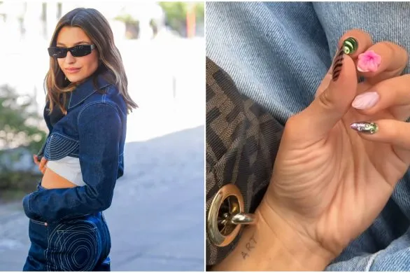 Julia Wieniawa postawiła na wakacyjny manicure z ozdobami 3D