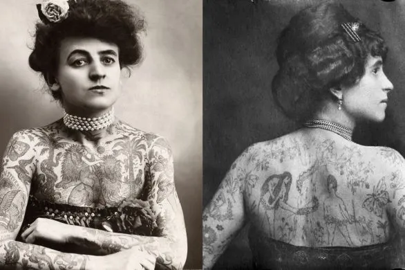 Tatuaże kobiet z dawnych lat. Zaskakujące sekrety i nieznane historie