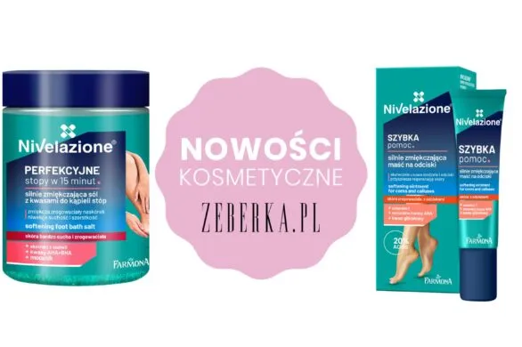 Nowości kosmetyczne: maść na odciski i sól do kąpieli z kwasami do stóp