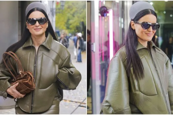 Joanna Horodyńska zaskakuje jesienną stylizacją. Założyła ciekawe buty i skarpetki