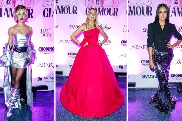 Gwiazdy na czerwonym dywanie gali Glamour: Wersow, Klaudia El Dursi, Helena Englert