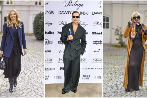 Gwiazdy w doskonałych stylizacjach na pokazie Dawida Wolińskiego