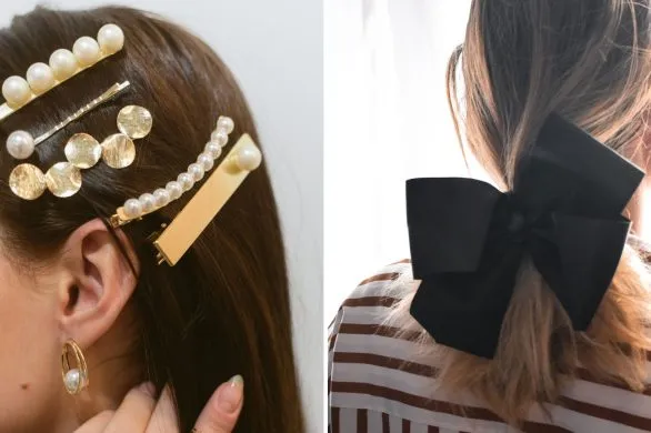 Najpiękniejsze ozdoby do włosów na święta i Sylwestra: kokardy, opaski, spinki