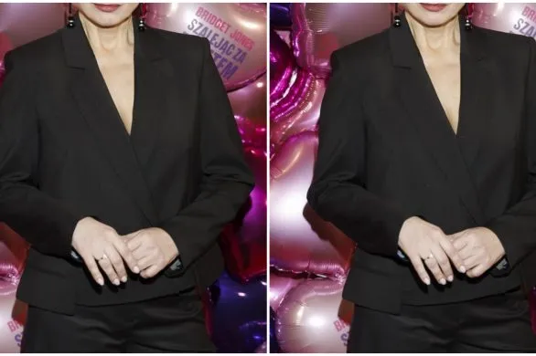 Odmieniona Joanna Brodzik na ściance. Jak wyglądała jeszcze miesiąc temu?