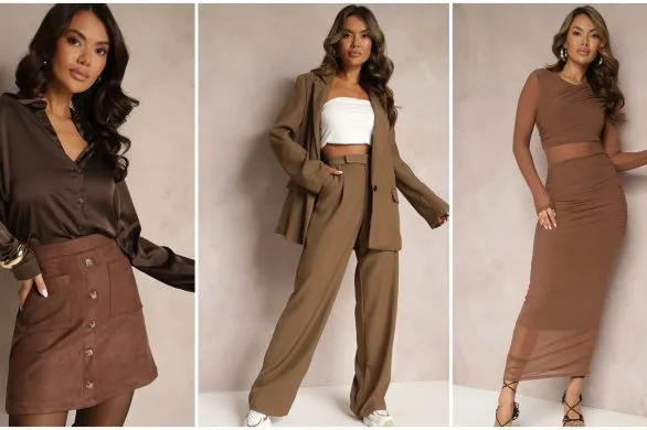 3 zjawiskowe ubrania w kolorze roku 2025 – Mocha Mousse