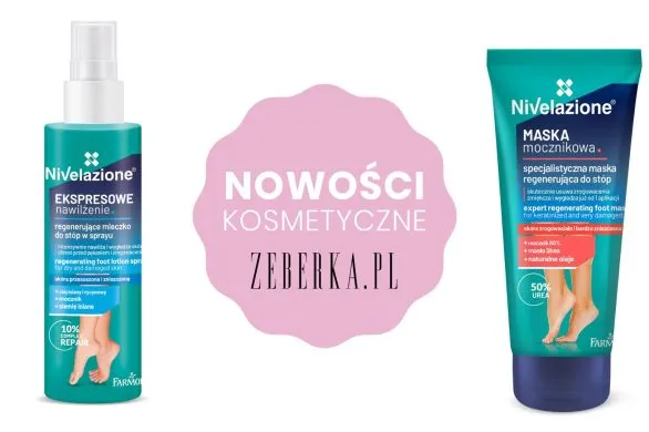Nowości kosmetyczne: mleczko w sprayu i maska regenerująca do stóp