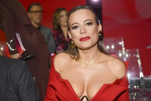 Anna Mucha w odważnej kreacji na wiosennej ramówce TVP