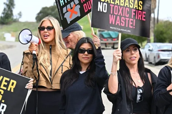 Kourtney Kardashian dołączyła do protestu