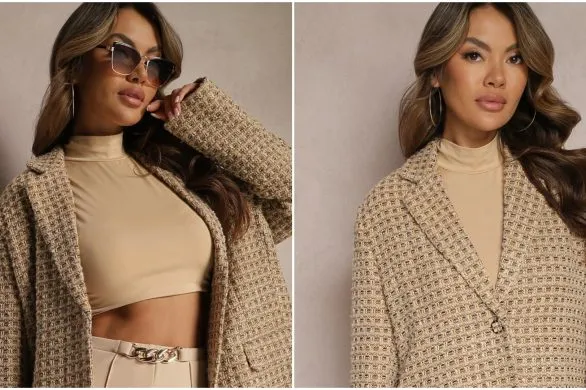 Wiosną wszystkie it-girls będą nosić tweedową marynarkę zamiast trencza