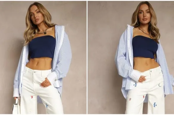 Znalazłyśmy idealne spodnie na wiosnę. Mają szerokie nogawki i kolorowe hafty