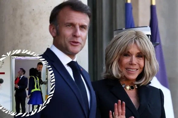 Prezydent Francji Macron uderzony przez żonę w twarz na oczach kamer. Eksperci od mowy ciała komentują