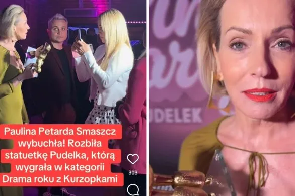 Paulina Smaszcz rozbiła statuetkę w kategorii Drama Roku. „Takie nagrody mam głęboko w d…”