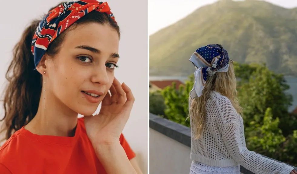 Bandana hairstyles to najgorętszy trend w stylizacji włosów na lato 2026. Najlepsze pomysły na fryzury z apaszką