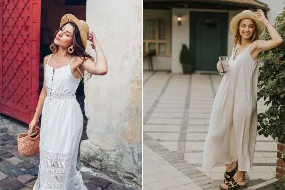 Jak nosić długie sukienki latem 2025. 6 gotowych stylizacji z maxi dress