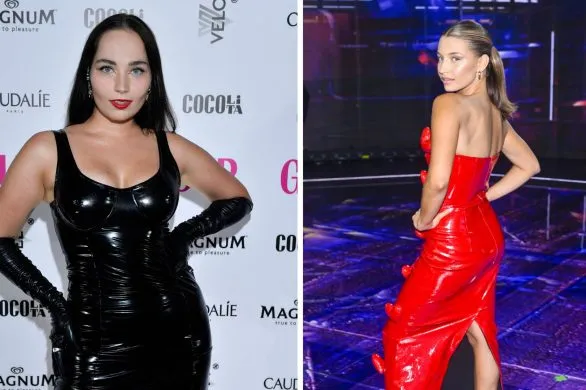 Te gwiazdy pokochały lateks. Zobacz, jak nosić ten trend