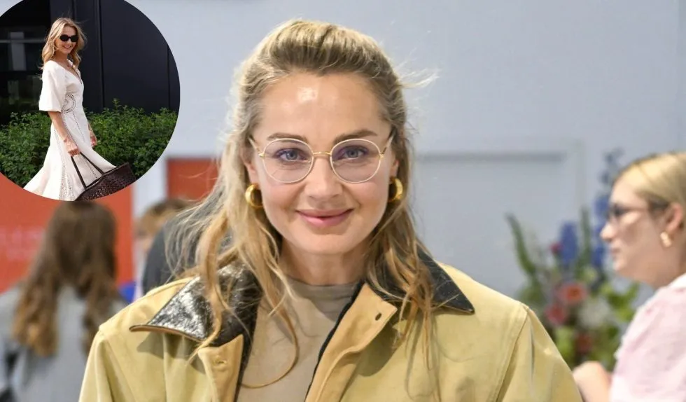 Nie tylko koszyki. Latem 2025 stawiamy na skórzane plecione torebki w stylu Małgorzaty Sochy
