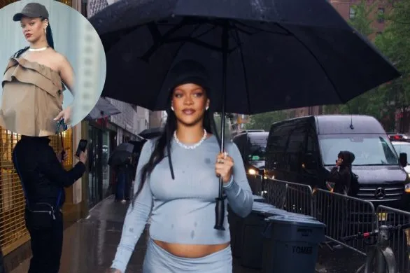 Idealna stylizacja ciążowa na lato 2025? Rihanna daje przykład