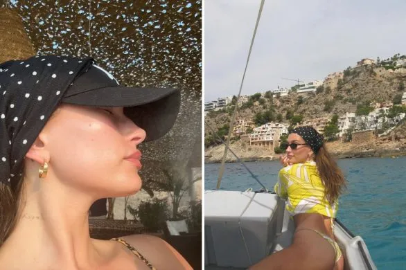 Hailey Bieber nosi go od stóp do głów. Najmodniejszy kolor lata 2025?