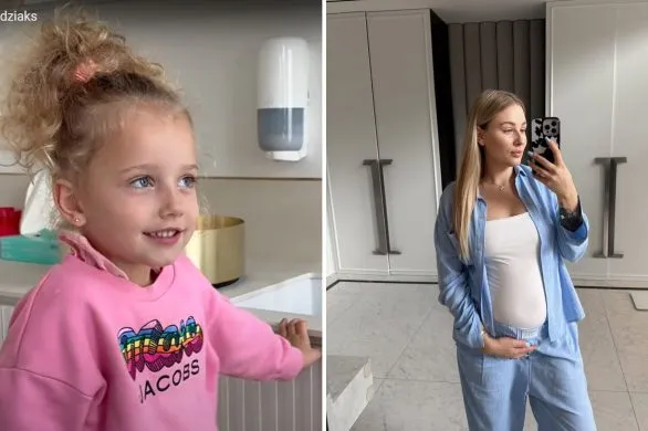 Andziaks podzieliła się reakcją córki na wiadomość o rodzeństwie. Nagranie chwyta za serce
