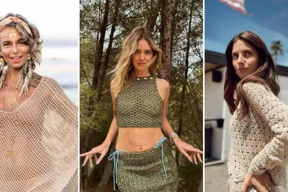 Te gwiazdy pokochały crochet trend. Dziergane ubrania to hit wakacji