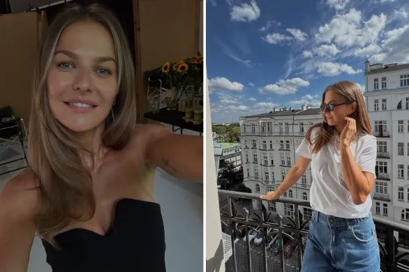 Załóż tę jedną rzecz do białego T-shirtu i zobacz różnicę. Anna Lewandowska pokochała ten trend