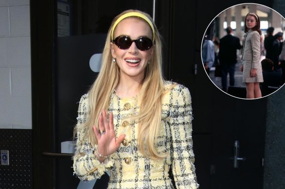 Lindsay Lohan odtworzyła stylizacje z „Nie wierzcie bliźniaczkom”. W tym filmie zagrała jako dziecko