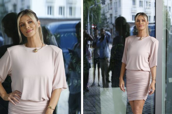 Elegancka Joanna Kurpa opuszcza studio „Dzień Dobry Wakacje”. Nie była tam sama…