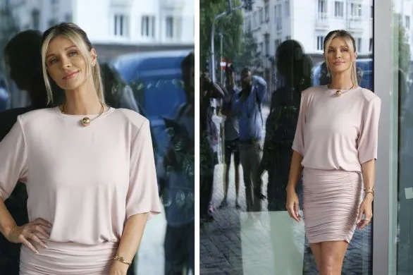 Elegancka Joanna Kurpa opuszcza studio „Dzień Dobry Wakacje”. Nie była tam sama…