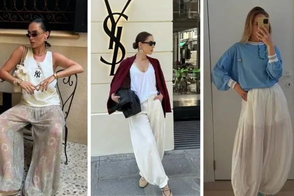„Balloon trousers” powracają do łask. Jak nosić je latem?