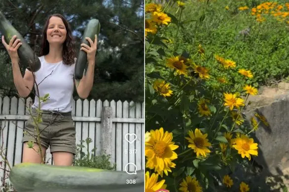 Joanna Jabłczyńska pokazała swój ogród. „Z pewnością nie jest idealny „Instagramowy”