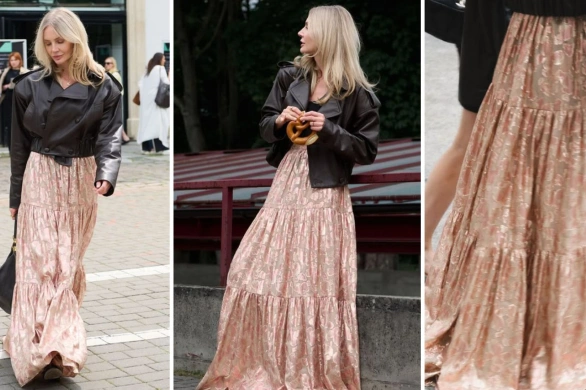 Boho w wydaniu Agnieszki Woźniak- Starak, czyli z czym łączyć długie spódnice jesienią?