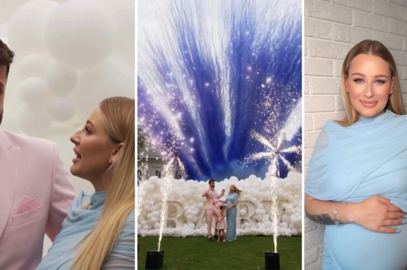 Tak wyglądało Gender Reveal Andziaks i Luki. Para ujawniła już płeć dziecka