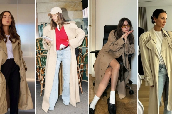 Trencze w paryskim stylu znów powracają na ulice. Tak noszą je gwiazdy