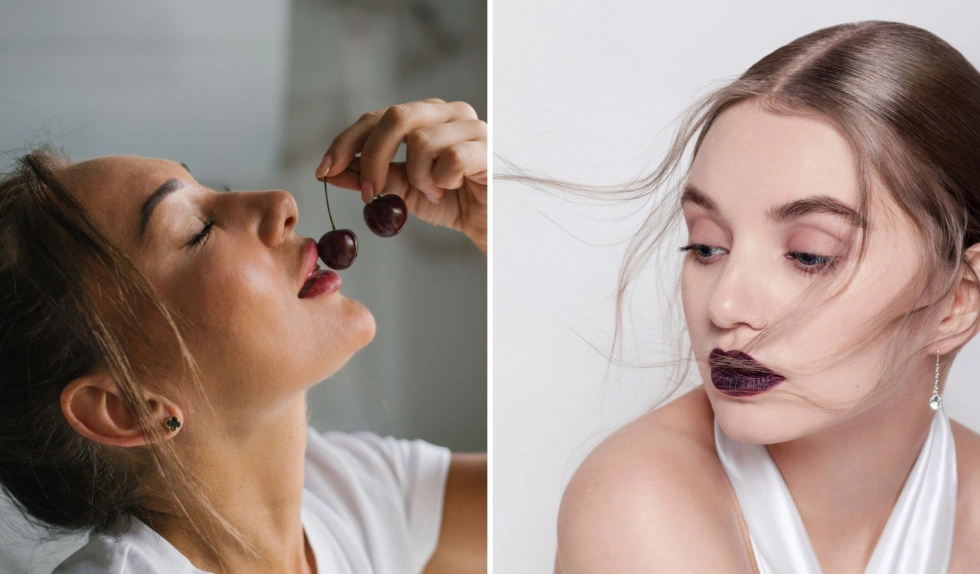 Bitten berry lips to najmodniejszy makijaż ust na jesień 2025. Jak go zrobić?