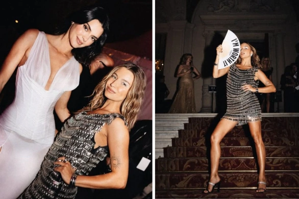 Wieniawa zachwyciła na paryskim Fashion Weeku. Pozowała z Kendall Jenner