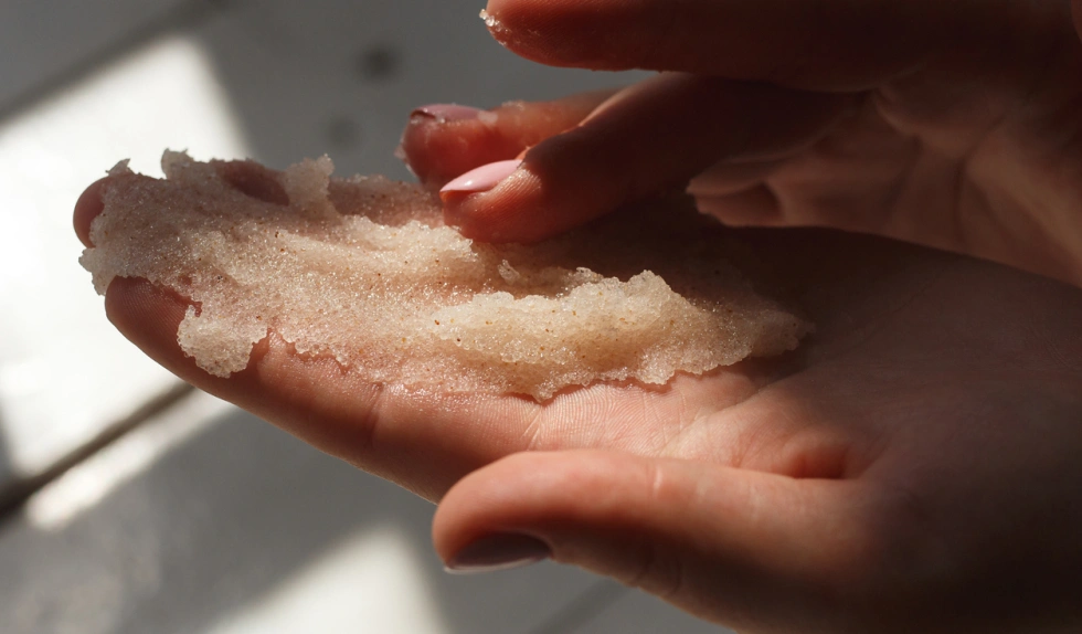 Przepis na cytrusowo-różane kostki peelingujące